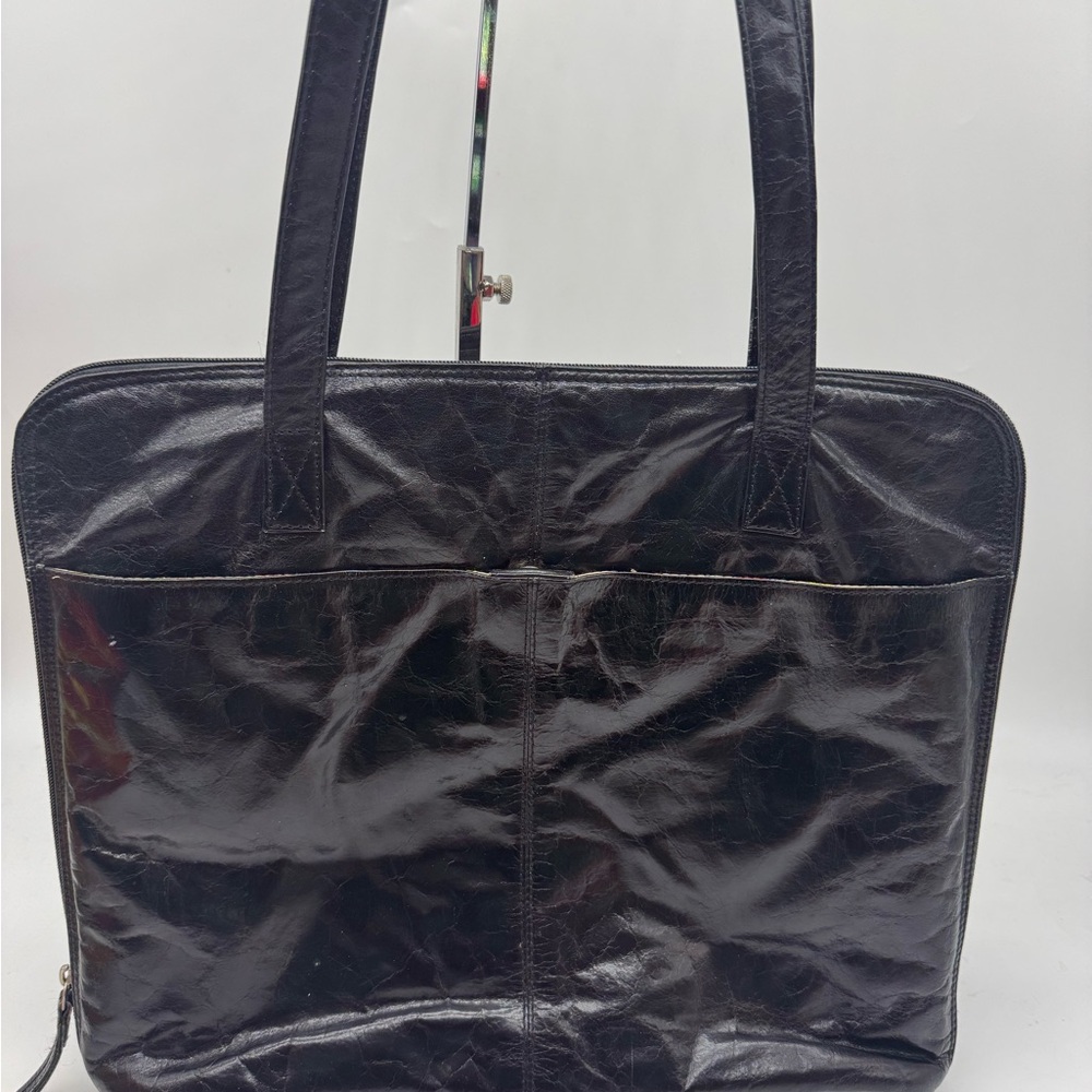 latico Black Leather Laptop Bag